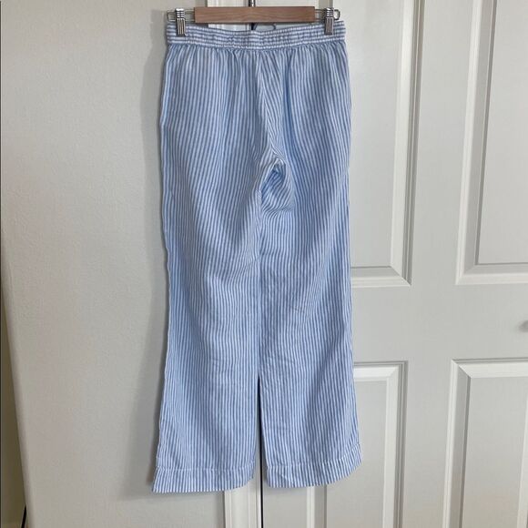 Tommy Bahama Classic Blue and White Stripped Linnen Pants - Picture 2 of 3